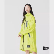 日本KIU 空氣感雨衣/時尚防水風衣 附收納袋(男女適用) 116935螢光黃