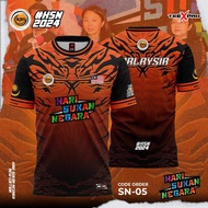 3bf9c 2024 Malaysia HARI SUKAN NEGARN TSHIRT 3D print HSN KBS fully sublimated high-quality unisex s