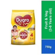 Dumex Dugro Step 4 Fruit & Veg Growing Up Milk Formula 3-6 years (750g) (Susu, Milk Powder, 奶粉)
