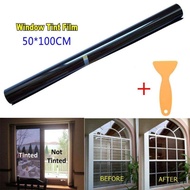 50Cm * 3M 15% VLT Hitam Pro Mobil Jendela Kaca Rumah Film Pewarna Rol