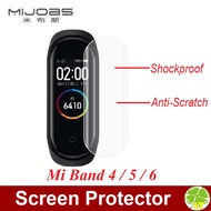 Mijoas Mi band 4, Mi band 5, Mi Band 6 Screen Protector (Easy Installation)