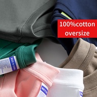 Pure Cotton t-Shirt Men Women Same Style Large Size Plain t 300g Heavy Short t Japanese Style Half S