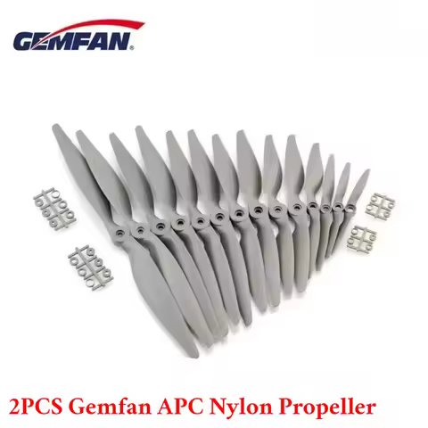 2PCS Gemfan Apc Nylon Propeller 5x5/6x4/7x5/8x4/8x6/9x6/10x5/10x7/11x5.5/12x6/13x6.5/14x7/16x8/17x10