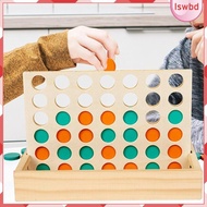 [lswbd] Wooden 4 in A Row Game Connect Games Practical Adults Kids Early Learning  Birthday Gift Rus