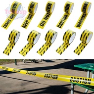 TOHESP Caution Signs Adhesive Tape, Yellow Tape DO NOT ENTER Warning Tape, Tool Halloween Ornament K