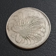 Koin Master 1865 - 50 Cent Singapura Seri Hewan (Tahun Acak)