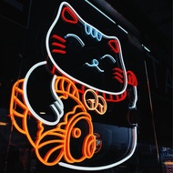 Lucky Cat Neon Light (Local Seller)