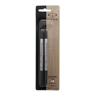Parker Quink Ink Refill Cartridges for Rollerball Pens Medium Point Black 2-Pack (3221531)