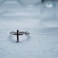 十字架 925銀 開口戒指