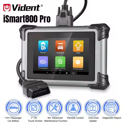 Vident iSmart800 Pro Full System Auto Diagnostic Scanner with 40+ Maintenance with Multi-Language