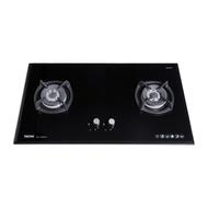 TECNO T 2288TGSV 2-Burner Glass Cooker Hob with Inferno Wok Burner Technology (88cm) (Black)