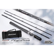คันเบ็ด Black Devil King Beleth!! Length: 6'8" Line:10-20 Lure:7-28g.คัน 4 ท่อน คันขึ้นลายX crossทั้