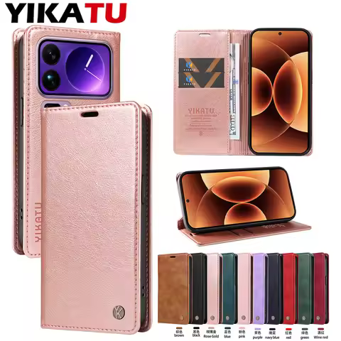 Wallet Leather Case For Xiaomi Redmi K90 Pro Max 5G K80 K70E K60 K70 Ultra K50i K50 Gaming K40S K40 