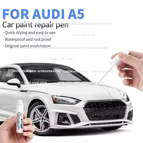 For AUDI A5 2007-2025 Car Paint Repair Pen Accessories White LY9L Gray LX7G Green LX6M Mythos Black 