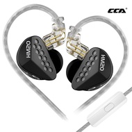 CCA HM20 HiFi Wired Earphone Hybrid Technology 1DD+7BA In Ear Monitor Earbuds Headset Sport Game Mob
