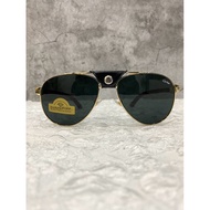 Cartier fashion men's sunglasses with water drops, glass lenses, wooden frame, good sun protection, 