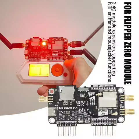 3 in 1 Flipper Zero Expansion Kit 2.4G WiFi NRF24 ESP32 CC1101 Modules High Gain for Cross Border E-