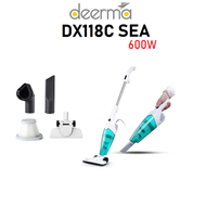 Máy hút bụi cầm tay Deerma DX115C I DX118C I DX900 Công Suất Lớn Kèm 3 Đầu Hút - Hàng chính hãng