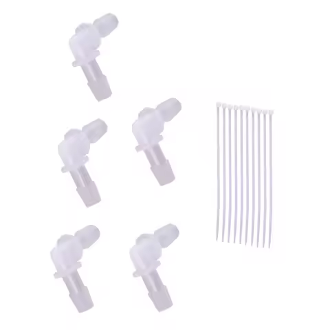 Plastic Hose Barb Fitting 3/8" 1/4" 1/8" 3/8"-1/4" 1/2"-1/4" Garden Irrigation Pipe Joint Adapter Ai