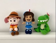 Disney 玩具總動員 Toy Story Woody 胡迪 杯緣子 & you 系列 笑笑女警 抱抱龍 rex 公仔 吊飾 掛飾 正版 日版