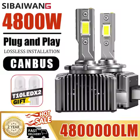 D3S D1S LED Headlight Bulb Canbus For Car Canbus 4800W D2R D2S led Fog Lamp D1R D3R D4S D4R D5S D8S 