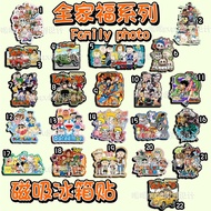 【Shipment within 24 hours‌】 peti sejuk magnet ketebalan akrilik keluarga magnet anime naruto one pie