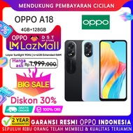 OPPO A18 4/128GB Extended RAM 90Hz Sunlight Display 36 Month Fluency 5000mAh Garansi Resmi Bisa COD