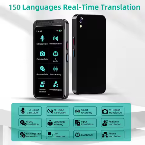 Smart Instant Voice Translator Z6S 4.1inch 150 Languages Online Translation with Exchange Rate Conve