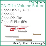 100% Original OPPO NEO 7 A33F R5 R9S F1 PLUS R9 F1Plus R9sPlus ON OFF BUTTON &amp; VOLUME BUTTON + FREE Opening Tools
