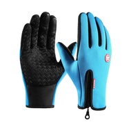 Winter Cycling Gloves Motorcycle Warm Gloves Nonslip Touchscreen Gloves for Motorcycle Bike hiking O