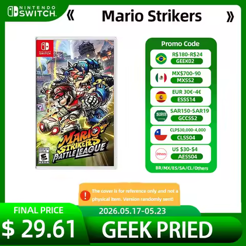 Nintendo Switch Game Mario Strikers Battle League Support TV Tabletop Handheld for Switch OLED Lite 