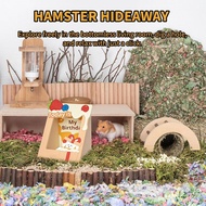 Wooden Small Pet Habitats Hamster House for Hedgehog Guinea Pigs Ferret Wooden Pet Habitats