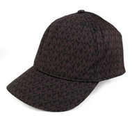 MICHAEL KORS 滿版MK LOGO潮款棒球帽(咖啡色)（用原價買千元以上的出清滿2件減200）