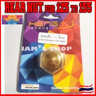 Heng Original™ Rear Nut For Nmax/Aerox/PCX/XMAX/CLICK\MIO 125. Tags: Gold Bolts | Yayamin Bolts | Yayamanin | Heng Bolts | Honda