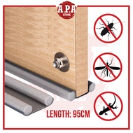 APA Door Gap Bottom Seal Strip Soundproof Dustproof Anti Insects Twin Draft Guard Stopper Bawah Pintu Penutup Lubang