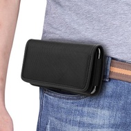 Mobile Phone Beg Men's Waist Bag Nylon Horizontal Belt Clip Pouch Card Holder Casing for TCL 20 R 20