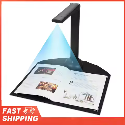 H6 Document Camera Book Scanner High Speed Scanning Support Multi-Language OCR A3 A4 Size with LED F