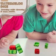 Cross-Border Watermelon Dice Creative Cute Dice Game Props Board Game Dice Chess Chip Dice Accessori