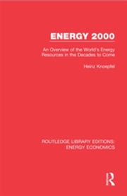 Energy 2000 Heinz Knoepfel
