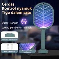 MAIMEITE raket nyamuk listrik cas ori tahan lama ori lampu led berdiri raket nyamuk insect killer us