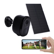realmefashion-SG Solar Security Camera 2K HD 2.4GHz WiFi PIR Motion Detection IP66 Water Proof for O