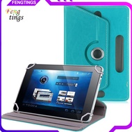 [Ft] Faux Leather Tablet PC Case Cover 360 Degree Rotating Stand Universal Holder