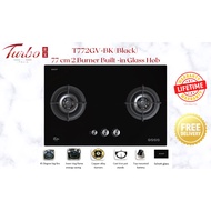 Turbo Italia - Turbo Incanto T772GV-BK 77cm 2 burners built-in glass hob