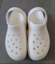 Crocs Crush Clog 白色 厚底 涼鞋