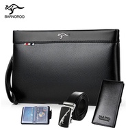 Barnoroo Clutch Bag Wallet Long Wallet Clutch Bag Men Business Folder Bag Clutch Envelope Bag Men's 
