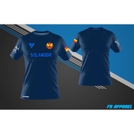 Baju Bola supporters Selangor Fc 2024 / T-shirt supporters Selangor Fc microfibre jersey 2024