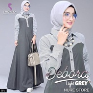 BAJU GAMIS DEBORA MAXY M L XL gamis wanita kekinian