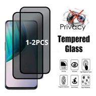 1-2Pcs Tempered Glass Screen Protector For iQOO U6 U5x U5e U5 Privacy Black Edge Protective For iQOO