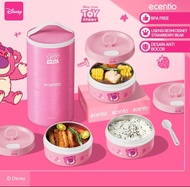 [COIN] ECENTIO x Disney Toy Story Lotso original Lunch box 3 susun x 300 ml set stainles steal denga