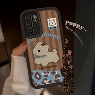 Splicing West Highland OPPO Phone Case Reno Coffee Bean Holder A11 15 78 79 95 96 F11 Film